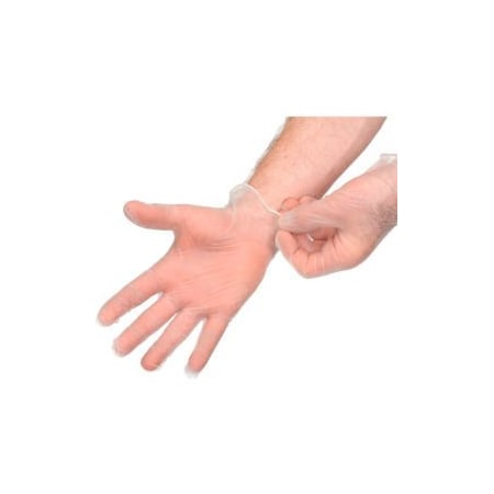 Seidman Associates Disposable Gloves, 3.2 mil Palm, Vinyl, Powder-Free, XL, Clear GVP9-XL-1